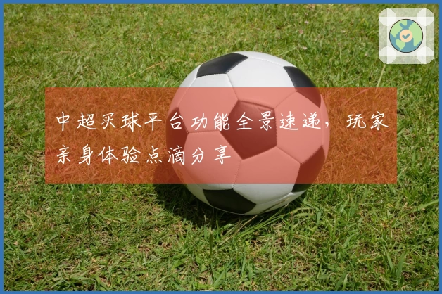 中超买球平台功能全景速递，玩家亲身体验点滴分享